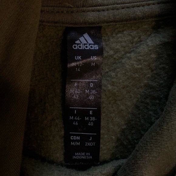 💘 Dark Green Adidas Hoodie 💘 - Picture 3 of 4
